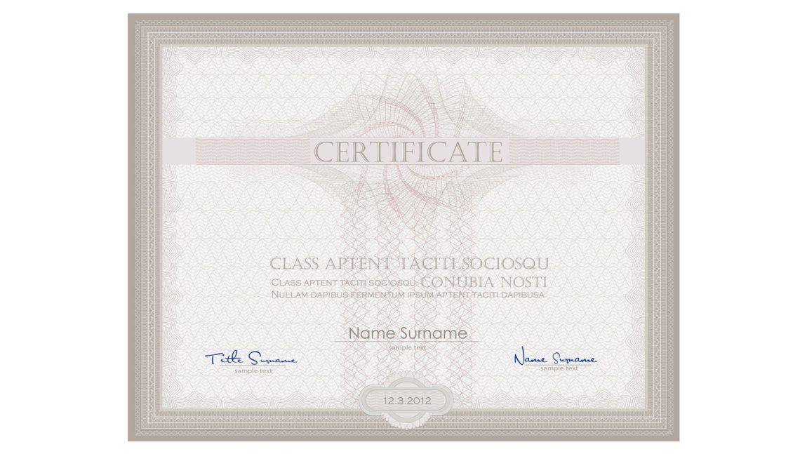 Stone’s Certificate