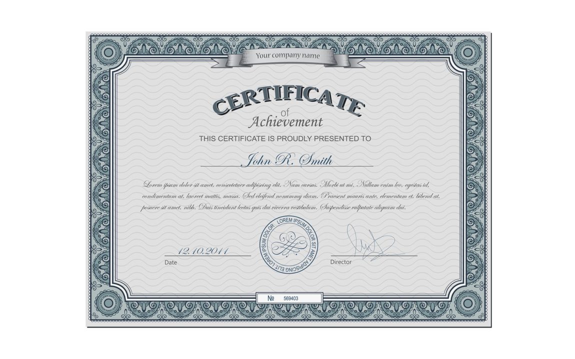 Smith’s Certificate