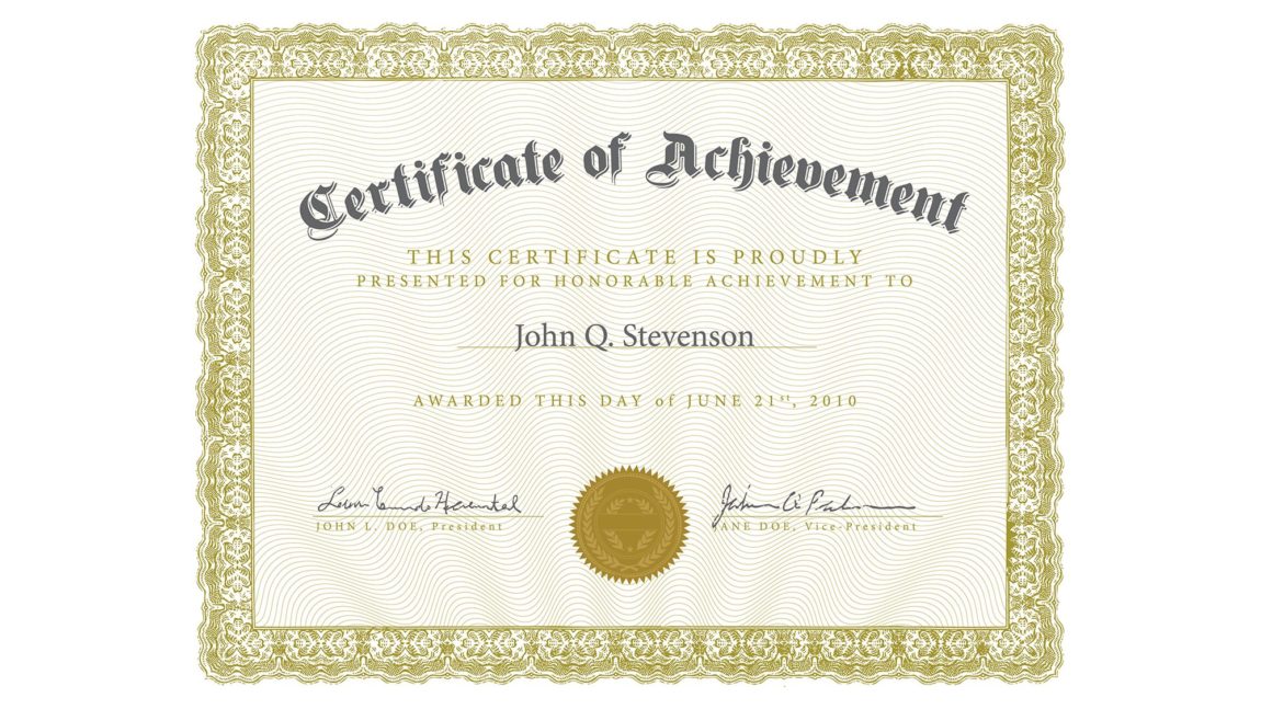 Doe’s Certificate