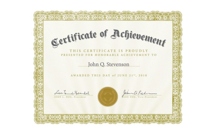 Doe’s Certificate