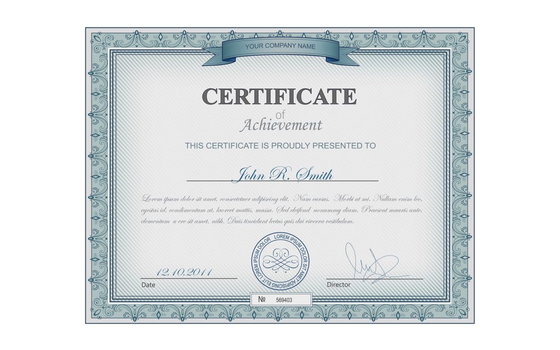Reed’s Certificate